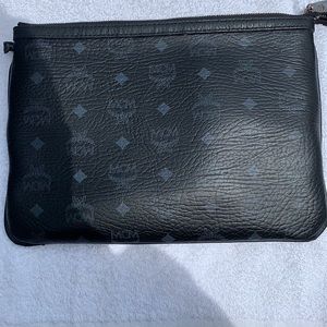 Black MCM clutch
